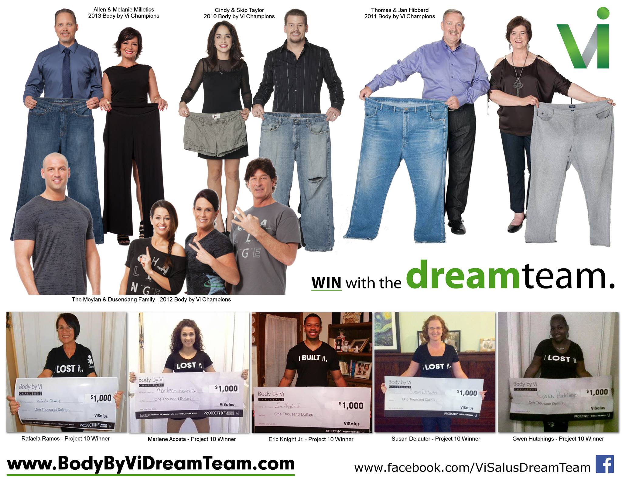 Body By Vi Dream Team Winners of The Challenge