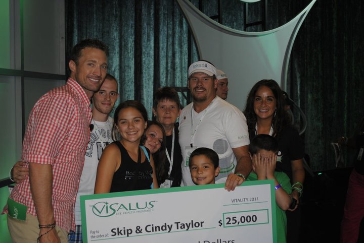 Skip & Cindy Taylor earned the Ambassador bonus from ViSalus