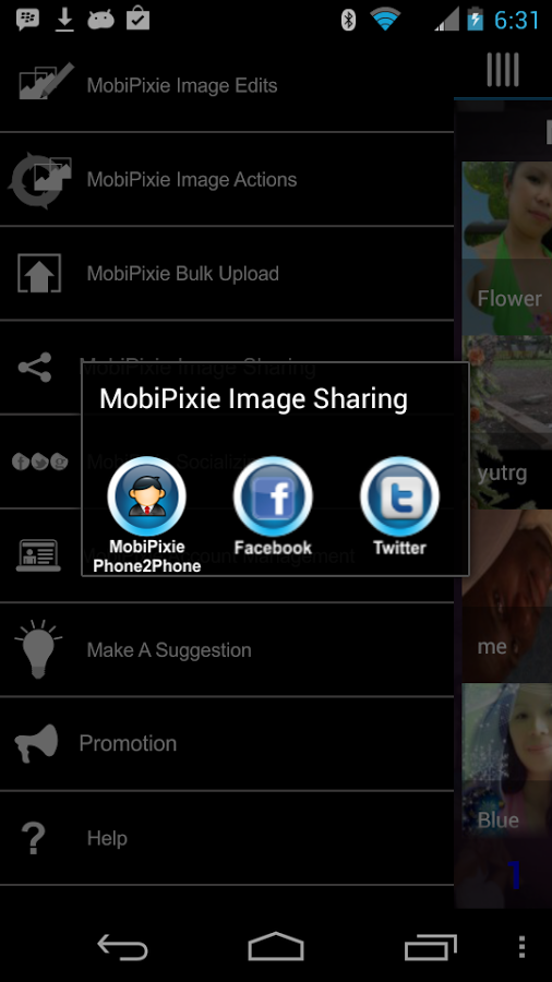 Mobipixie  Image Sharing Display