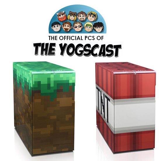 The Fusion Yogsblast range comes in a choice of Grassy or TNT blocks.