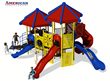 Playground Equipment 3D Rendering