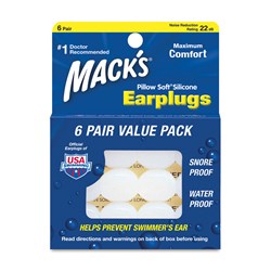 Mack's Pillow Soft Silicone Ear Plugs