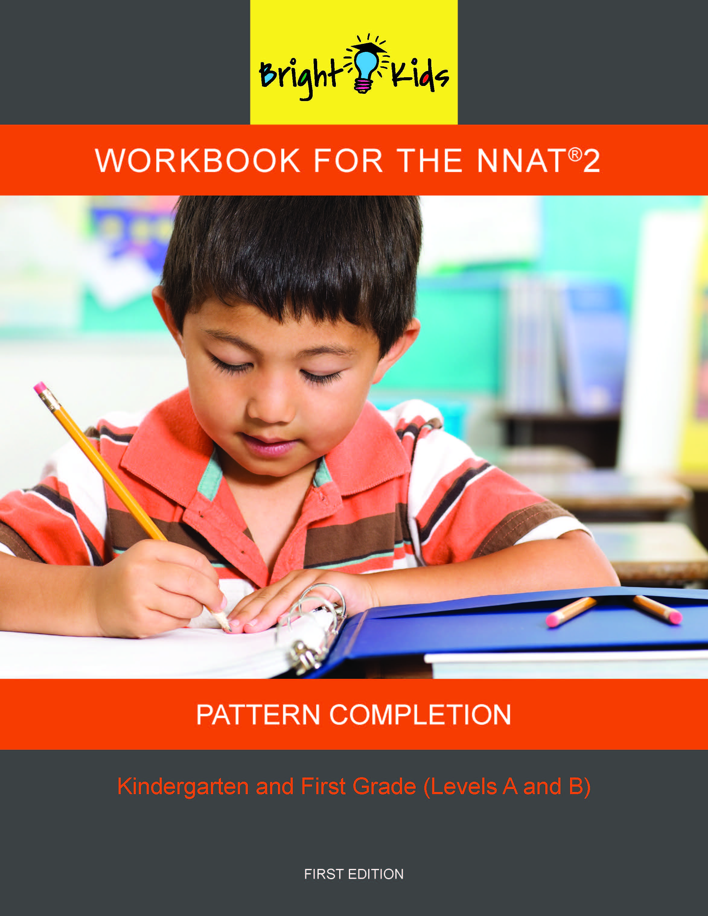 Bright Kids Pattern Completion Workbook for the NNAT2
