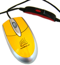 ValueRays® Executive Series Heated Mouse - The Yellow Worker Bee Warm Mouse