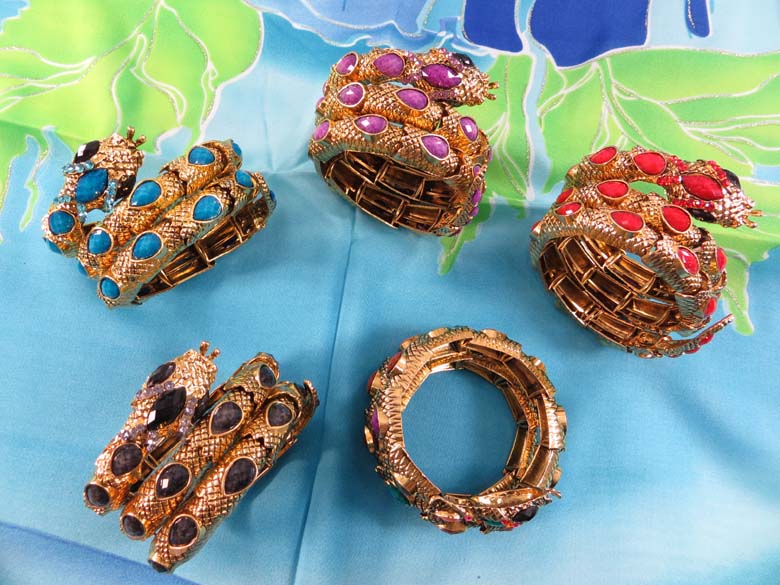 wholesale faux gemstone vintage inspired bangles