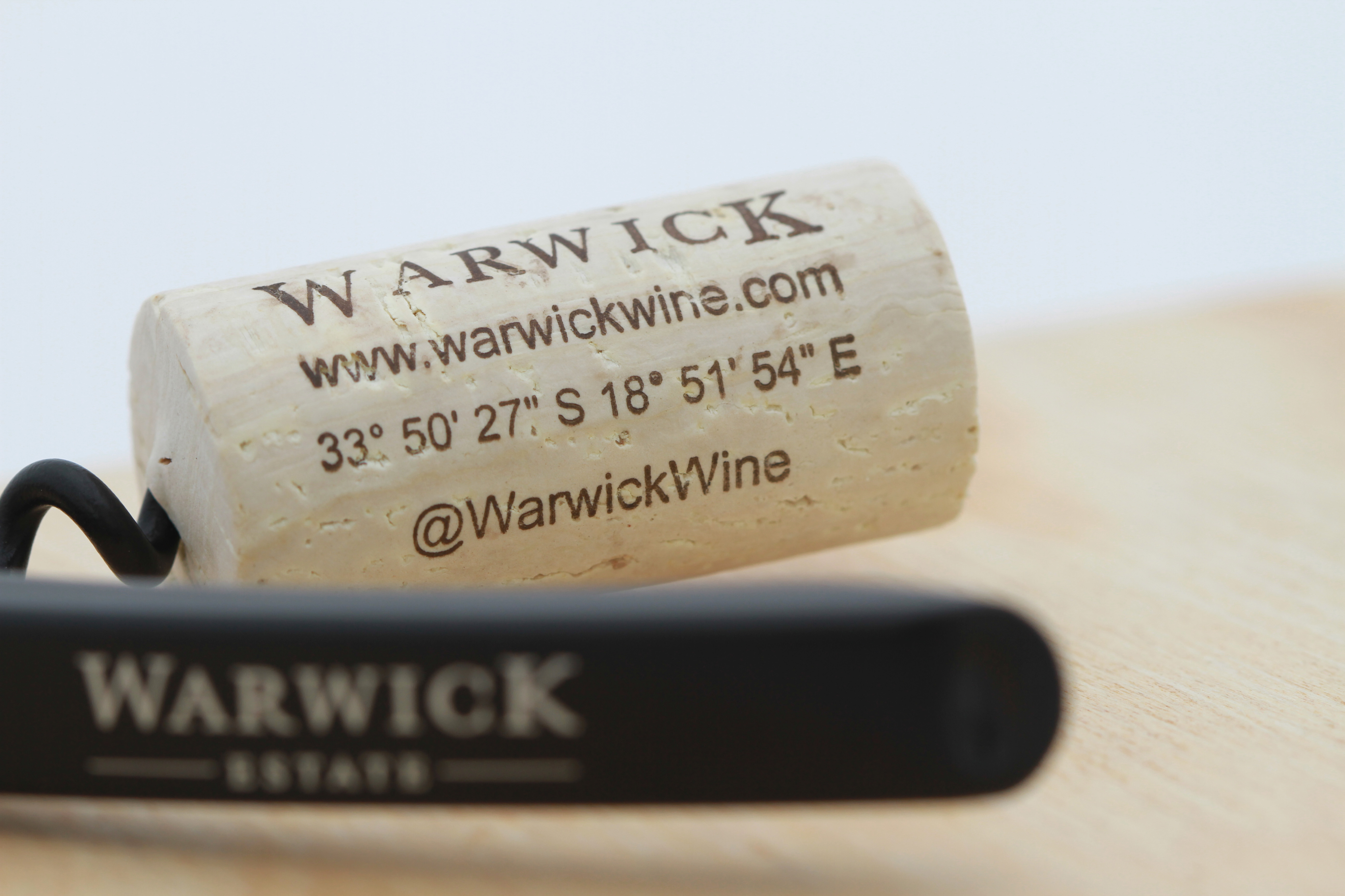 The Warwick Winery Twitter cork
