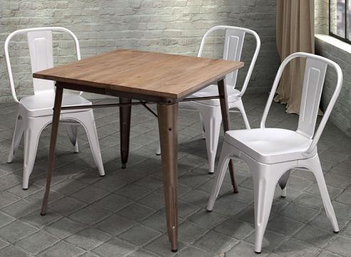 Zuo Modern Titus Dining Table Rustic Wood 109124