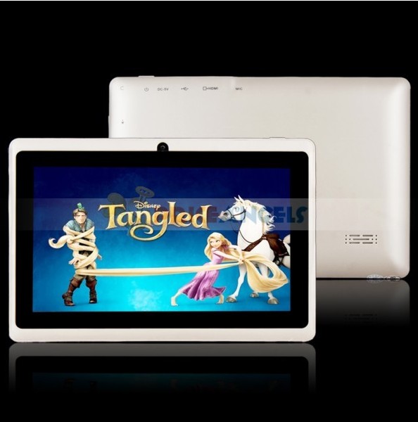 Q88 4GB Actions ATM7013 MIPS 1.2GHZ CPU 512M DDR3 Android 4.0 Tablet PC with 7" Capacitive Screen and G-sensor (White)