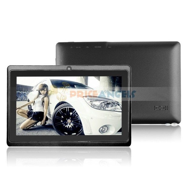 Q88 4GB Actions ATM7013 MIPS 1.2GHZ CPU 512M DDR3 Android 4.0 Tablet PC with 7" Capacitive Screen and G-sensor (Black)