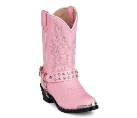 Every ranch girl needs a pair of pink cowgirl boots!