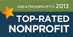 Prestigious award from Great Nonprofits based on positive online reviews