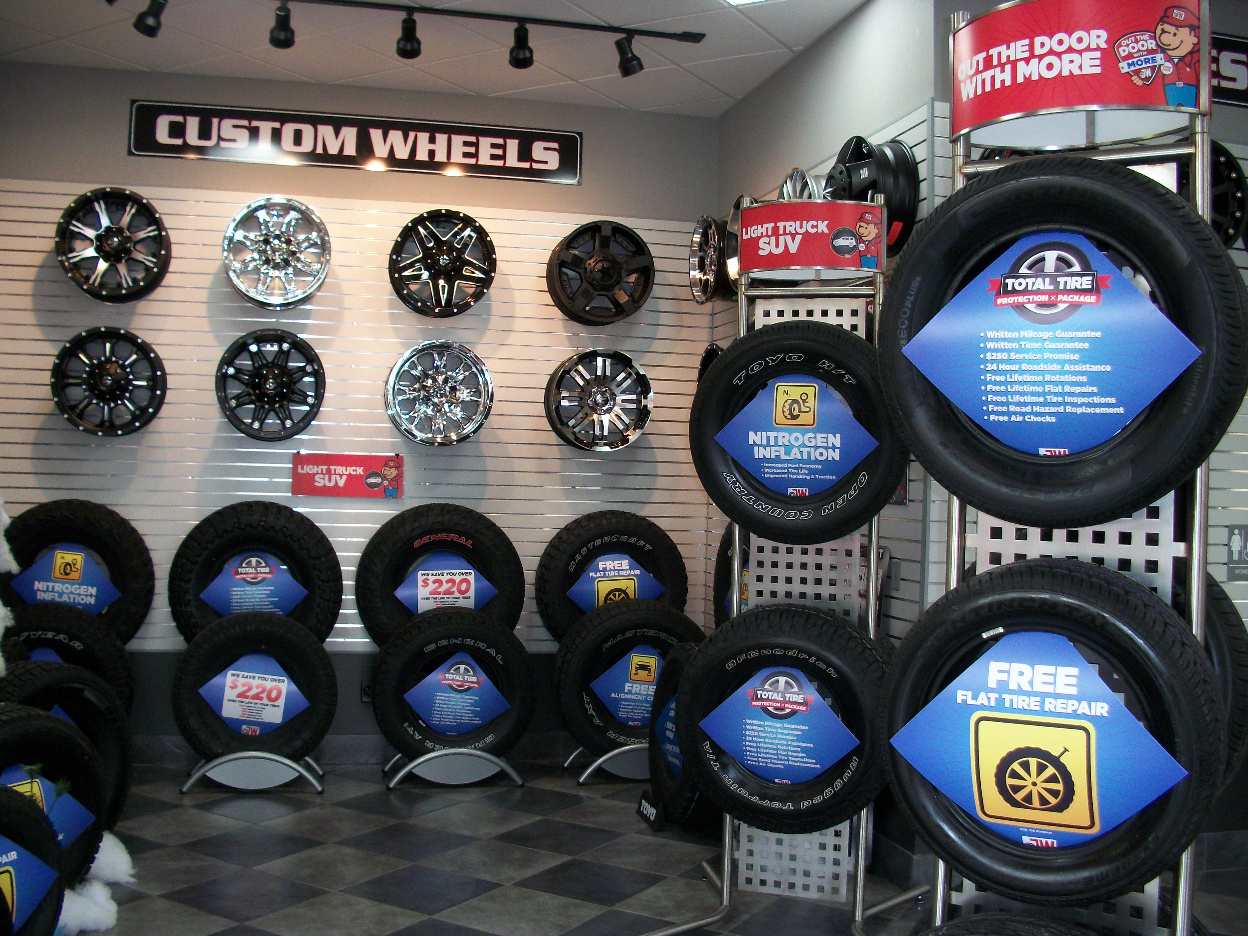 Largest Selection of Custom Wheels & Tires in the Area!