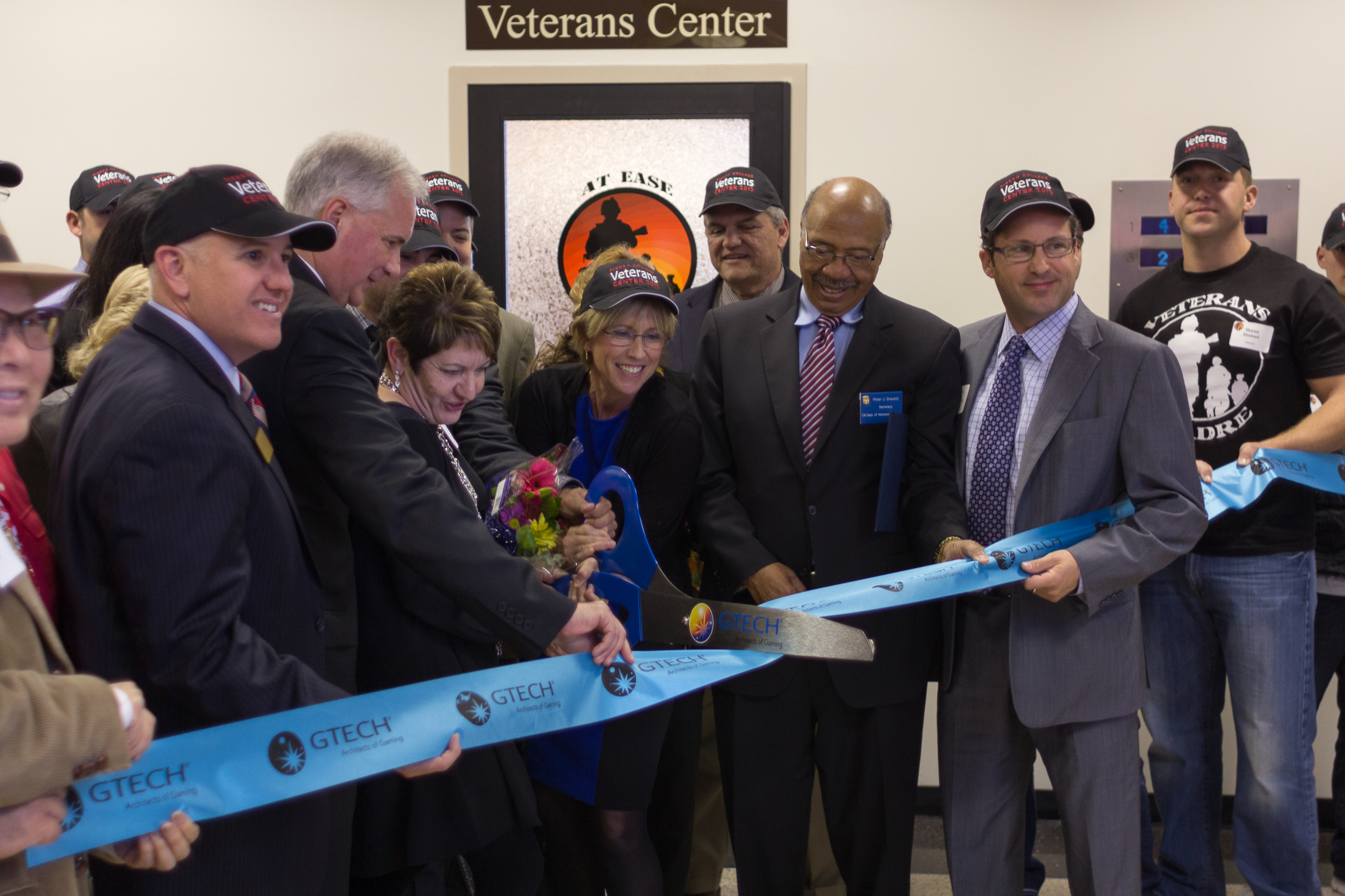Ribbon cutting ceremony for the new Veterans Center at Sierra College