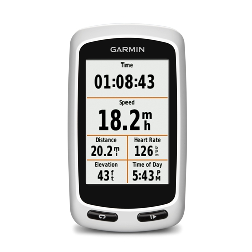 Garmin Edge Touring Offers A Large Touchscreen Display With Customized Metrics