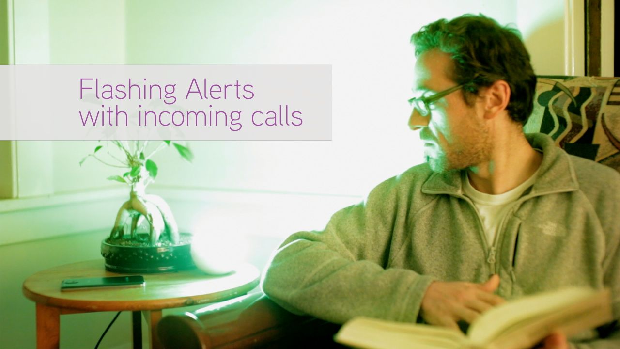 LumiLife - Flashing Alerts with Incoming Calls