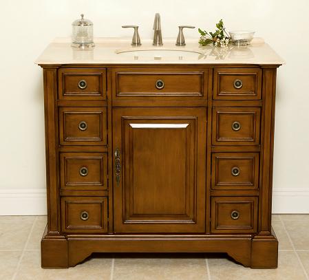 B&I Direct 40" Bathroom Vanity, Cheryl 0702A