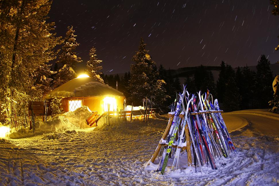 Crested Butte Nordic's Yurt Dinners, photo by Kurt Reise