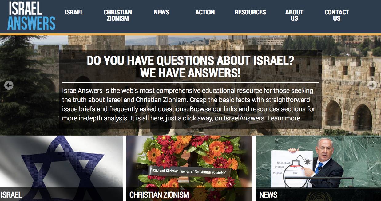 IsraelAnswers.com is a unique resource for the Christian community, providing clear and straightforward answers to questions about Israel.