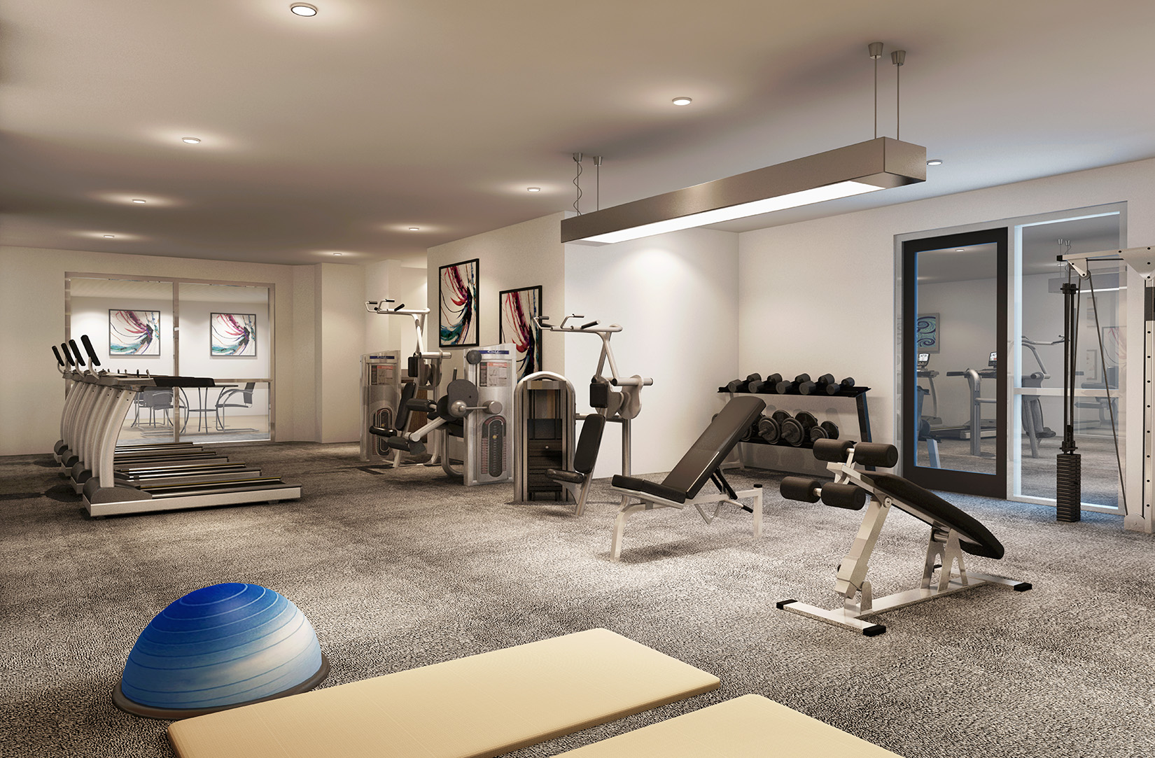 Fitness Center at The Hue