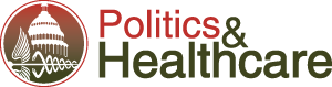 politics and healthcare logo