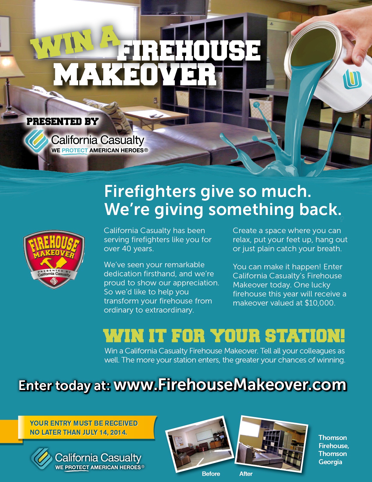 California Casualty's Firehouse Makeover