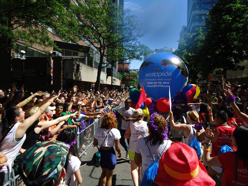 WorldPride 2014 Toronto.  Thank you to all those who participated and who helped make this event a global happening.