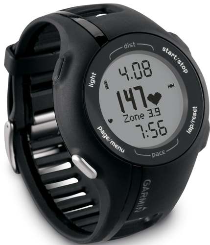 Garmin Forerunner 210 Comes In Black Both With and Without Heart Rate