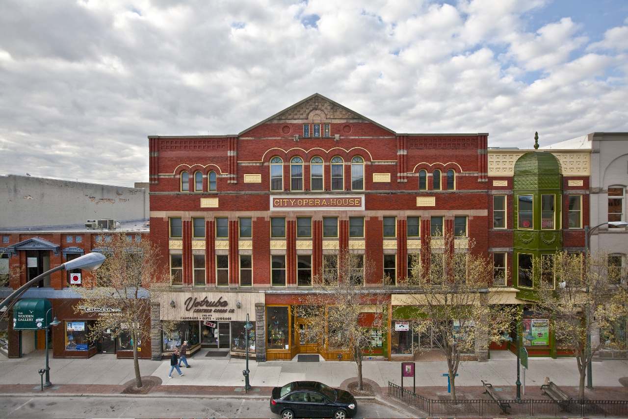 The Opera House in Spring