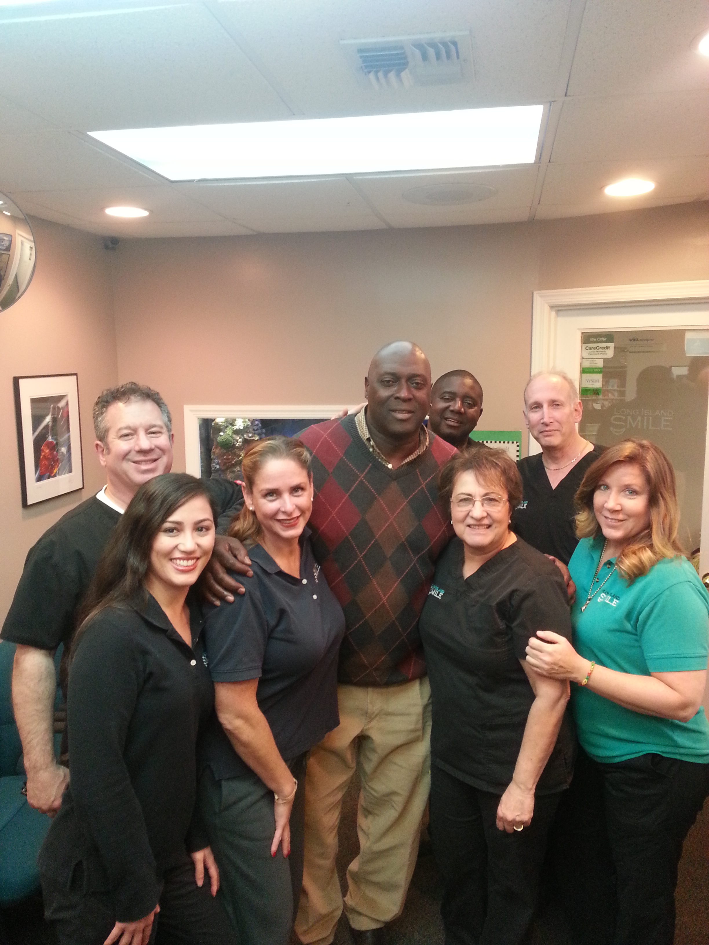 Long Island Dental Sleep Medicine Office Staff With OJ Anderson