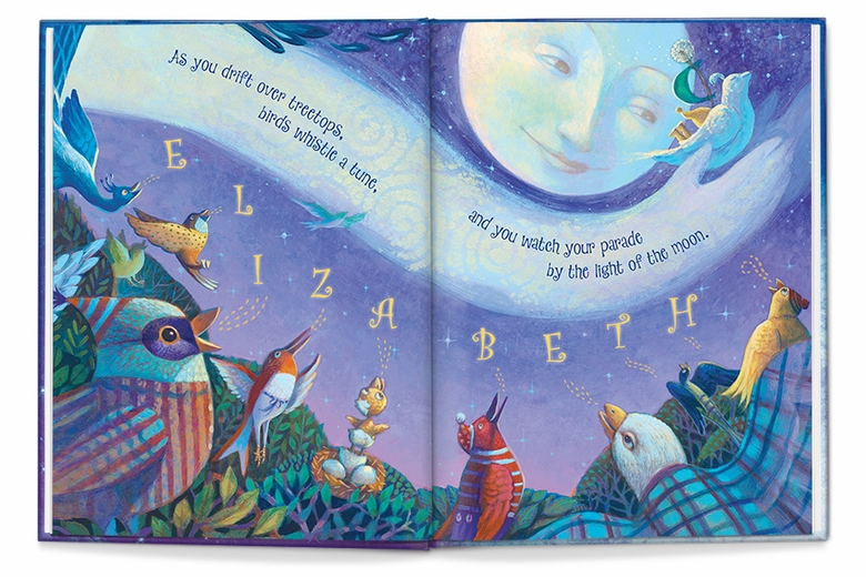 Sheep come a-leaping, dogs dance in a kick line, crickets chirp and owls hoot-hoot in I See Me's new storybook, "Goodnight Little Me" illustrated by award-winning artist Mary GrandPre'.