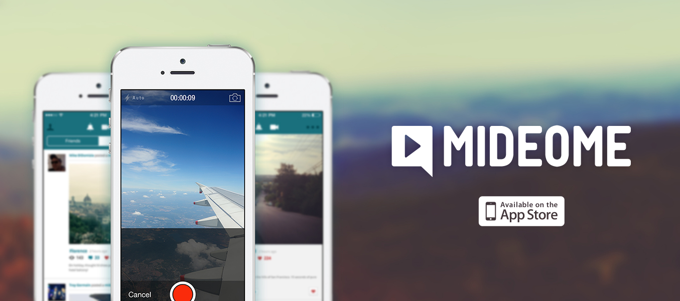 Download the MideoMe App on the Apple AppStore