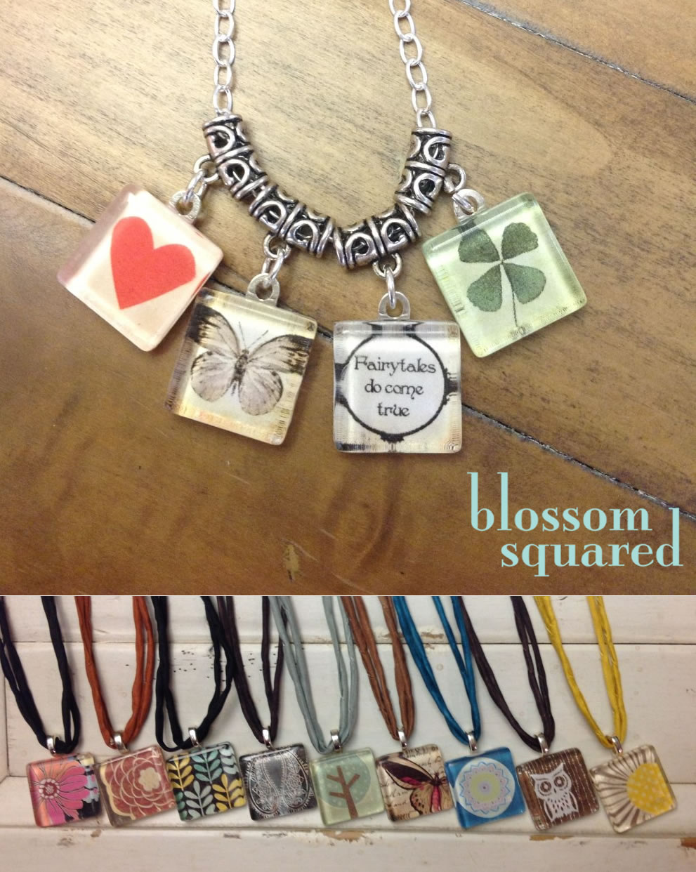 Inspired Charm Necklace by Blossom Squared