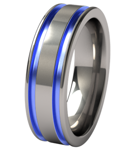 Narrowly beat by its original counterpart, the Abyss Colored comes in at #8 for the top 10 titanium rings.