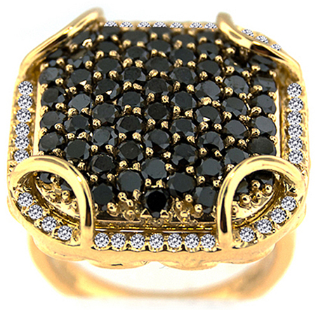 This  Ilano Design 18k Diamond and Black Diamond Ring is only one example of the exquisite jewelry available at www.tyler-adam.com.