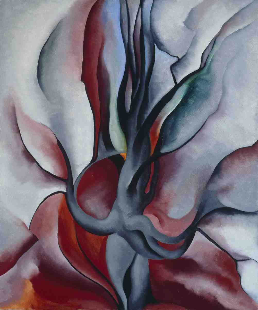 Autumn Trees-The Maple, 1924 Georgia O’Keeffe Oil on canvas 36 x 30  Image Courtesy of Georgia O’Keeffe Museum Gift of The Burnett Foundation and Gerald and Kathleen Peters
