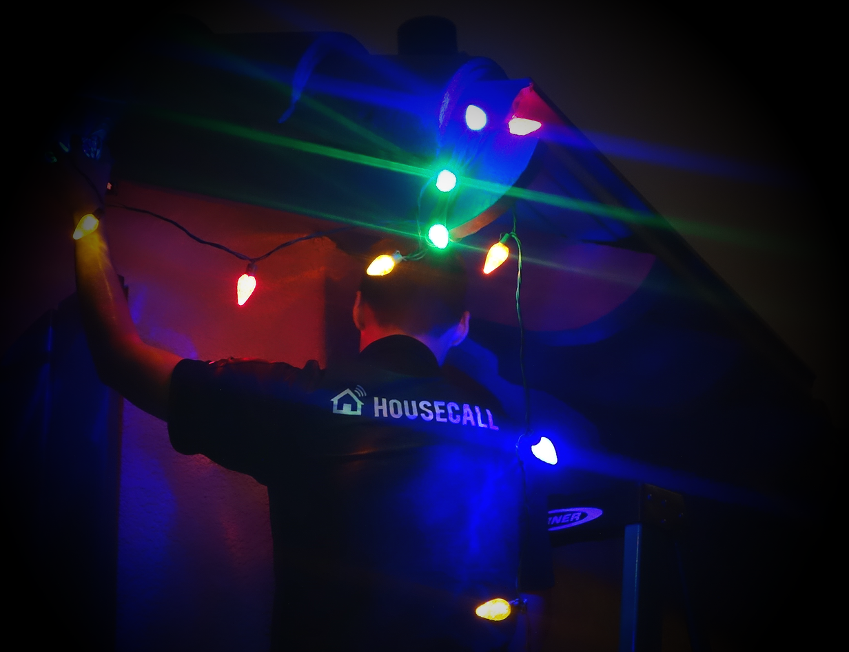 HouseCall Pro Hanging Christmas Lights