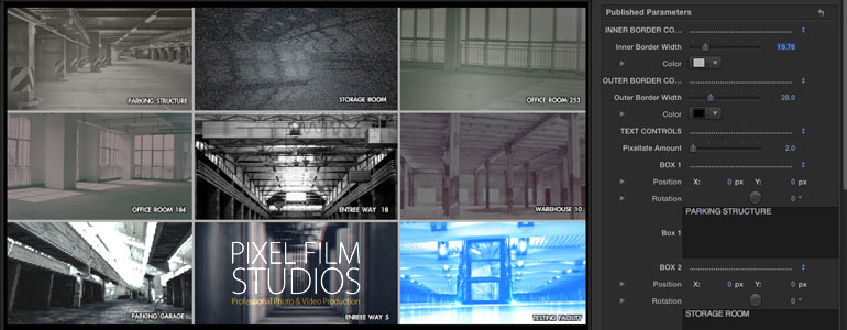 Final Cut Pro X Effects, FCPX Plugin and Filters, Video Special Effects, Security Camera, Pixel Film Studios, PROCCTV