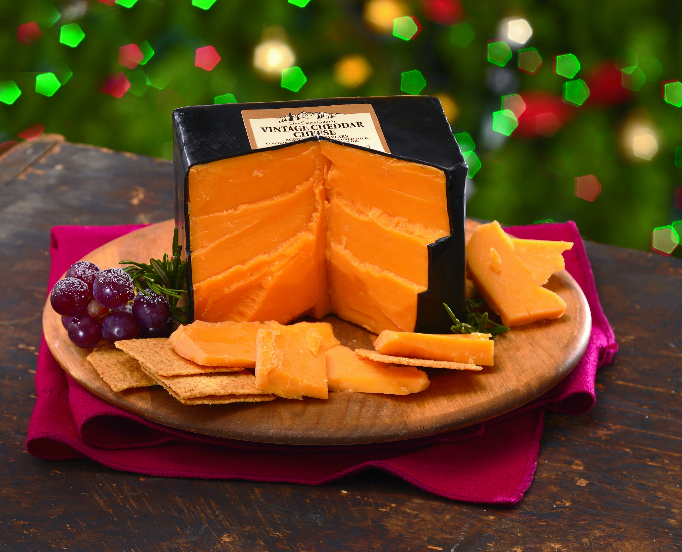Wow holiday guests with a block of Vintage Cheddar