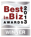 Best in Biz Awards 2013 silver winner logo