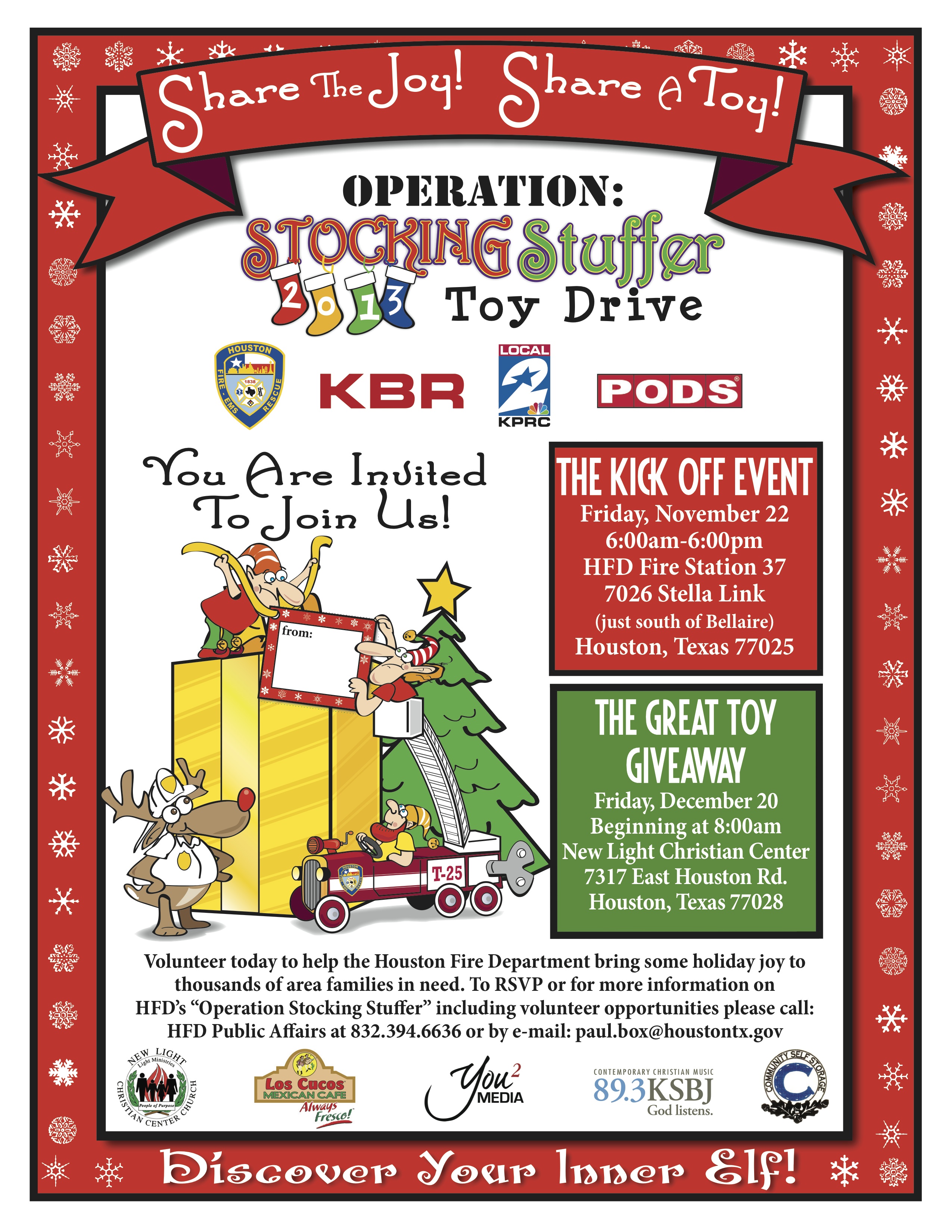 Toy Drive Invitation