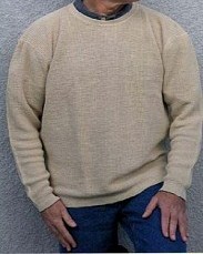 Men's Sweater from sustainable hemp.