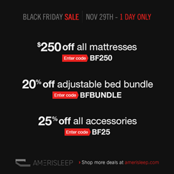 Amerisleep Holiday Deals on Memory Foam & Adjustable Beds Just Released