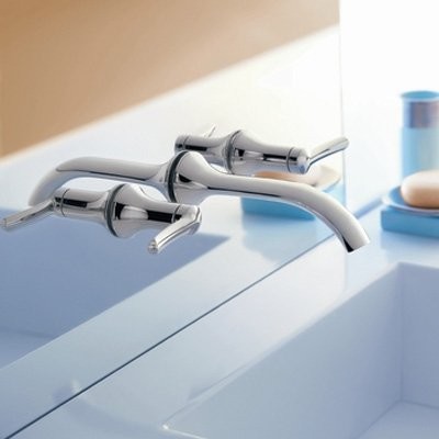 moen ts41706 wall mount bathroom faucet from the fina collection