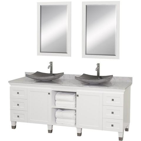 Wyndham Collection WC-CG5000-72W - premiere 72" double Bathroom Vanity set - white