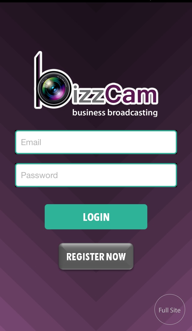 bizzCam app screen shot