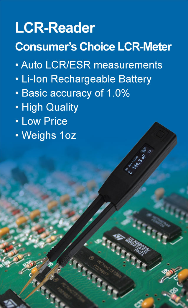 LCR-Reader Akin to Smart Tweezers LCR-meter