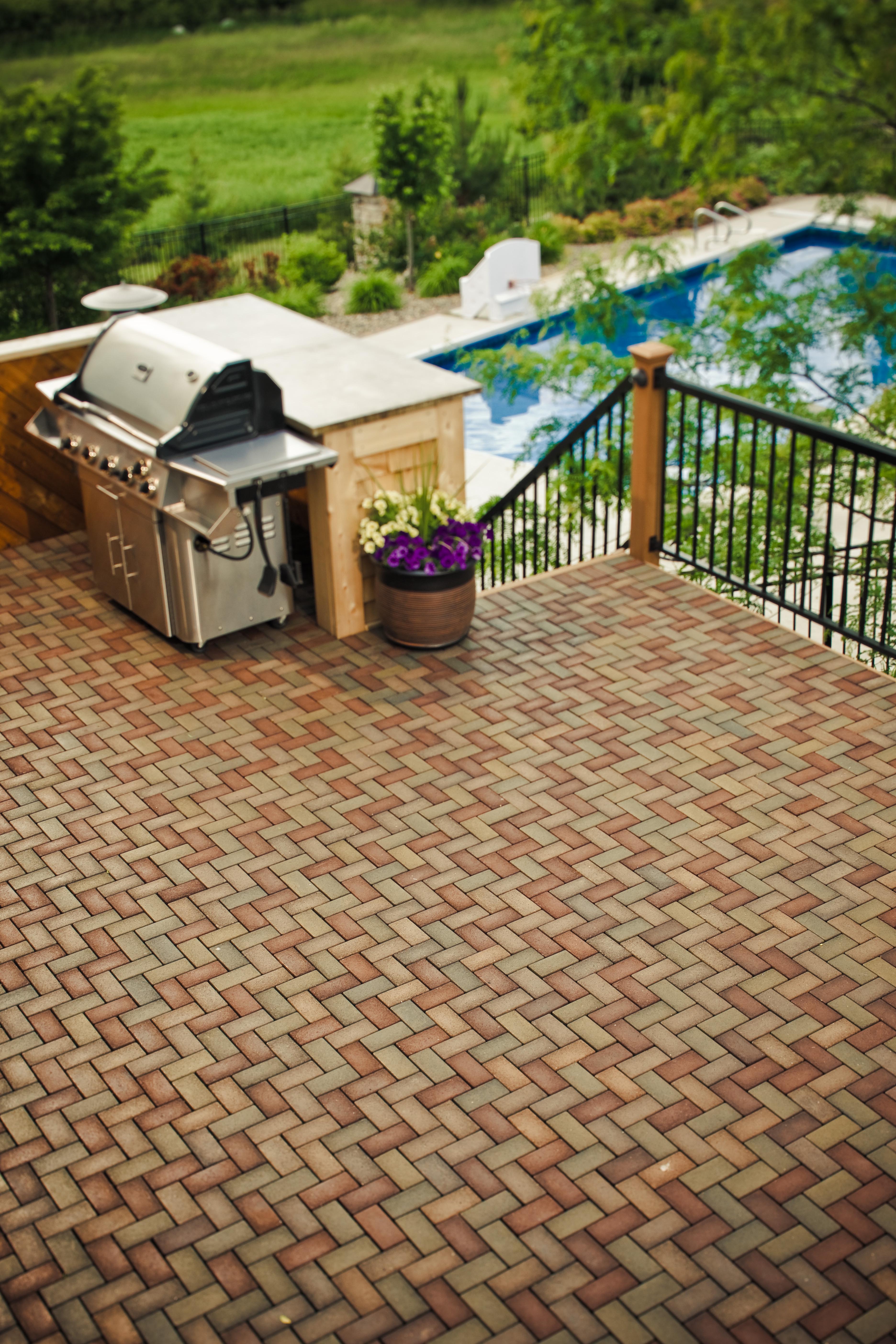 AZEK Resurface Pavers can bring a worn out deck back to life!