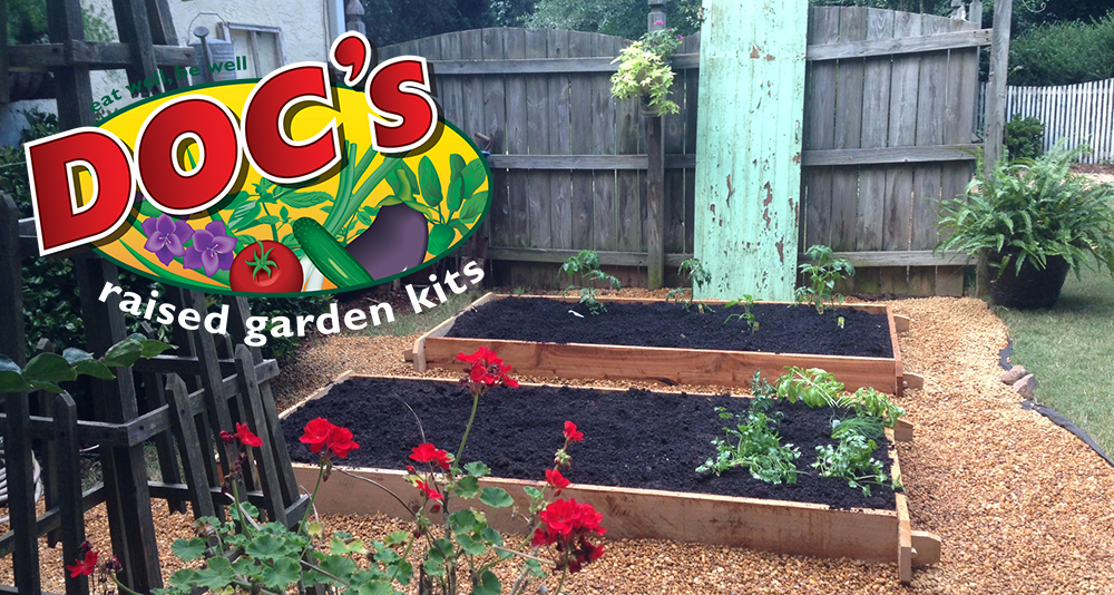 Doc's Kit filled with Soil3 organic compost, waiting to be finished planting.