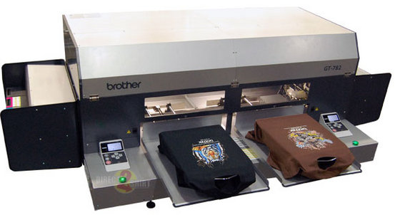 Existing DTG t shirt printing machines