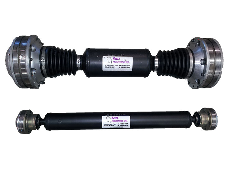 Raven Engineering, Inc. Announces Extreme-Duty, Quick-Change Driveshafts and Auxiliary Shafts for Commercial Vehicles